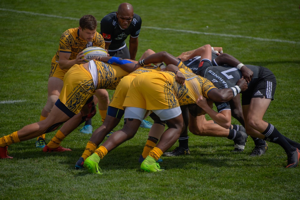 US Military competes head to head in Rugbytown Seven Tournament