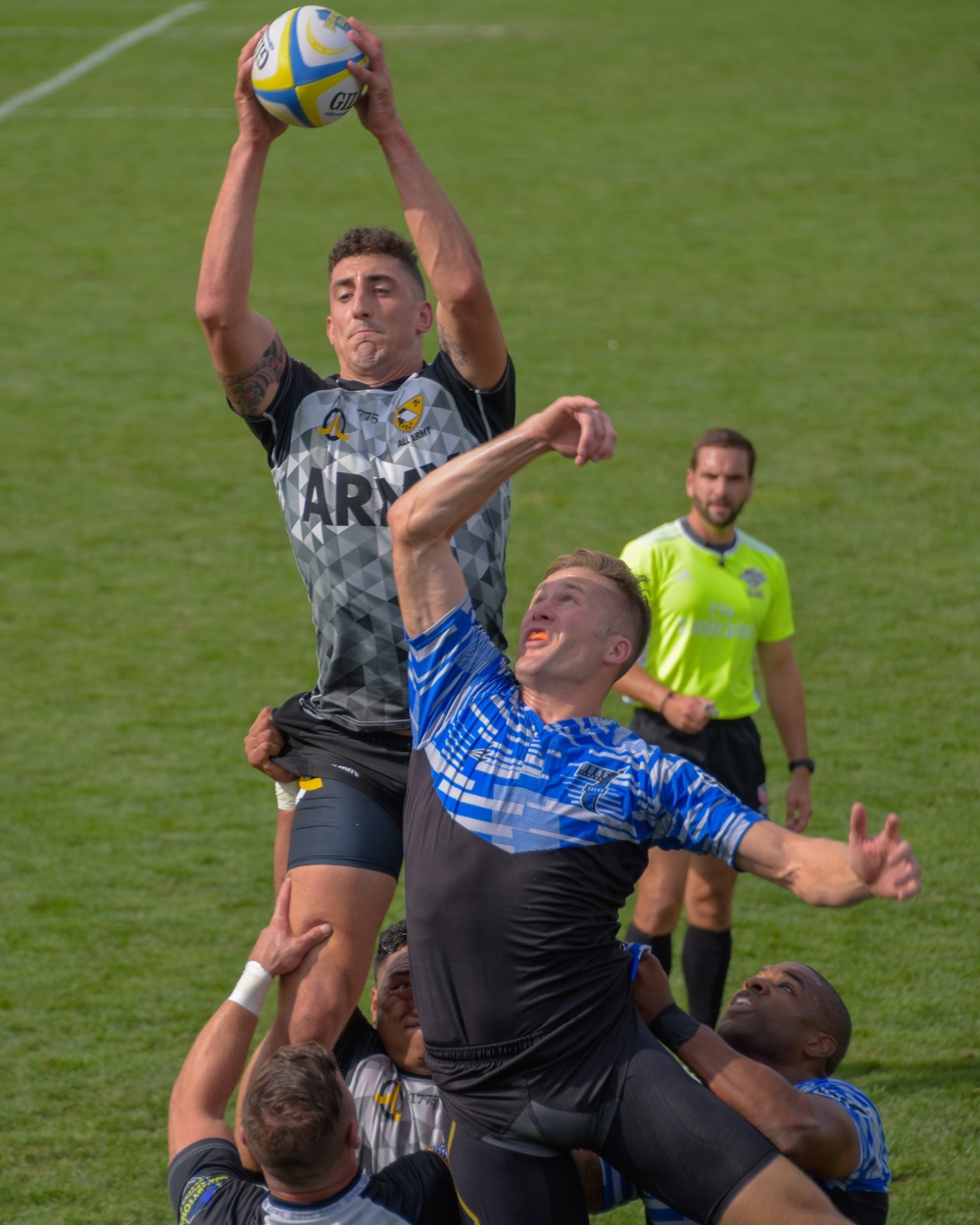 US Military competes head to head in Rugbytown Seven Tournament