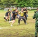 Soldiers from the U.S. Army, Army National Guard and Royal Thai Army enjoy sports day during Hanuman Guardian 2018