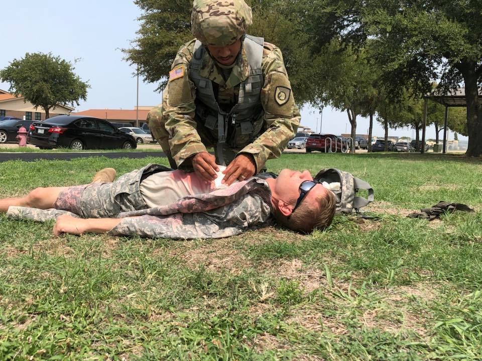 Caring for Soldiers on a 'Practice' Battlefield