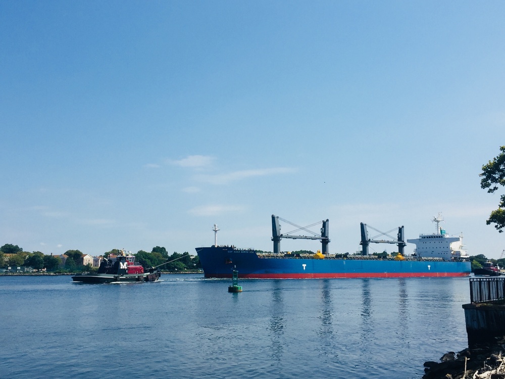 Coast Guard ensures safe transit of disabled bulk carrier into New York Harbor