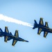 Navy Blue Angels fly over Sound of Speed