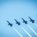 Navy Blue Angels fly over Sound of Speed