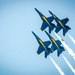 Navy Blue Angels fly over Sound of Speed