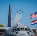 Navy Blue Angels fly over Sound of Speed