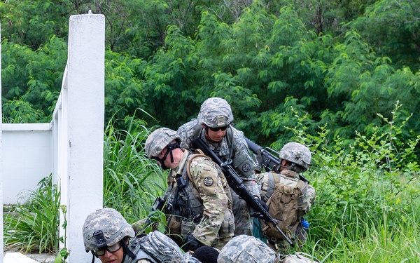 Idaho and Montana Army National Guard Soldiers conduct air assault operations training with the Royal Thai Army