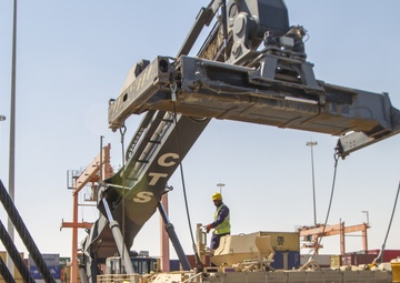 155 ABCT Conducts Port Operations for Bright Star 2018