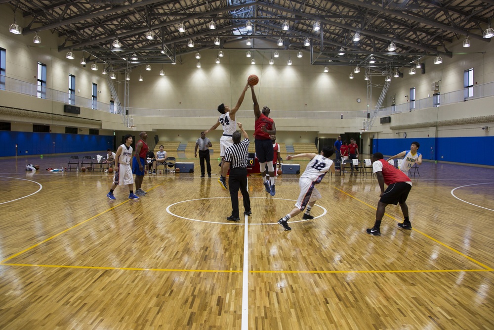Slam dunk: Americans, Japanese come together on basketball court