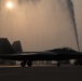 Lt. Gen. Jeffrey Harrigian celebrates final flight in F-22.