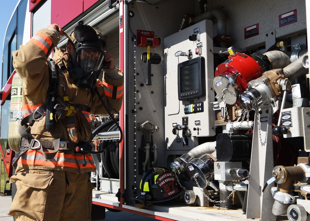 5th CES Fire Emergency Services: From the flames