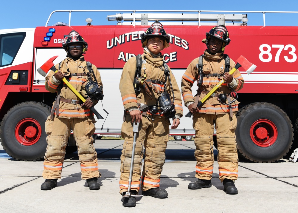 5th CES Fire Emergency Services: From the flames