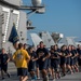 Sailors Run 5K on GHWB Flight Deck