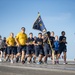 Sailors Run 5K on GHWB Flight Deck