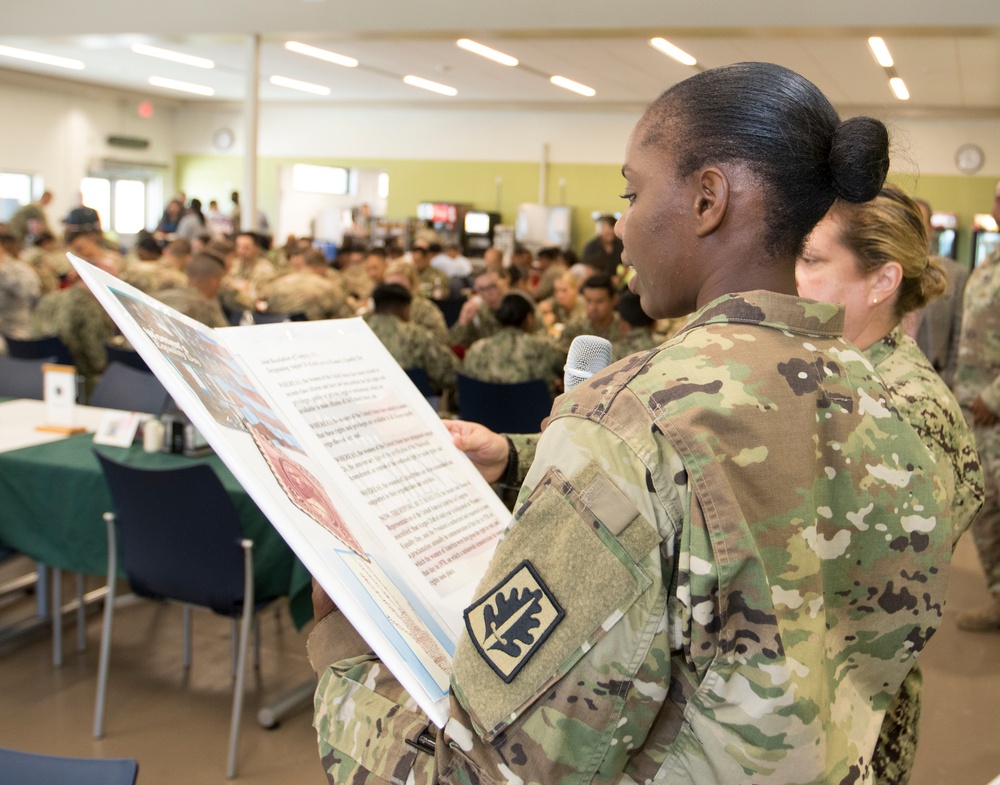 JTF GTMO Recognizes Women's Equality Day