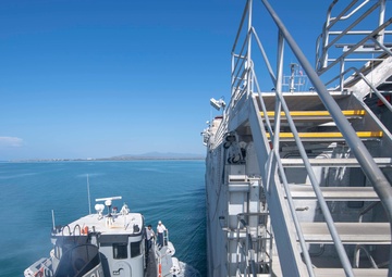 Departing Guantanamo bay
