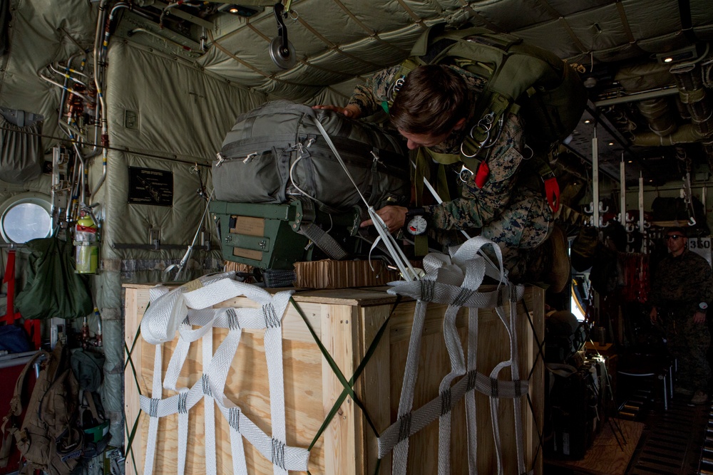 SPMAGTF-CR-AF Marines conduct JPADS exercise