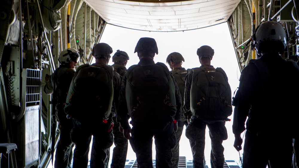 SPMAGTF-CR-AF Marines conduct JPADS exercise