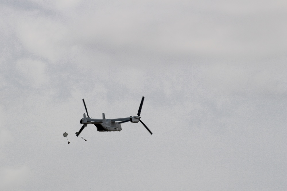 SPMAGTF-CR-AF Marines conduct JPADS exercise