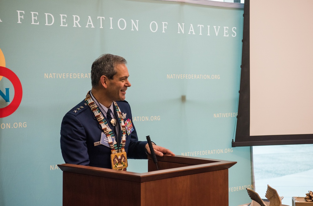 Alaska Natives honor General Wilsbach with historic ceremony
