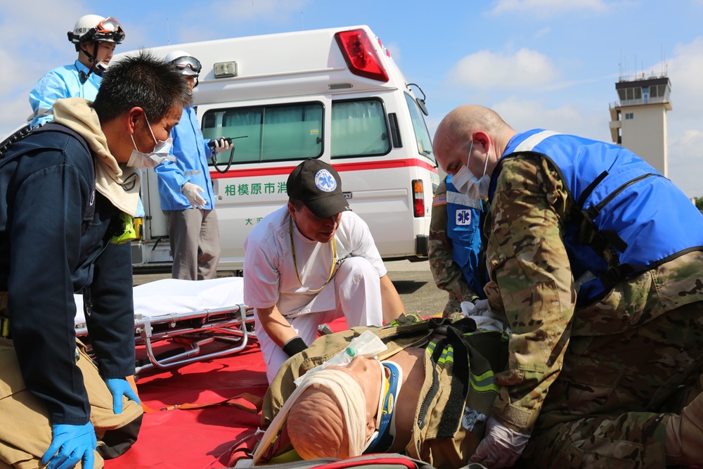 USAG Japan tests emergency preparedness with annual full-scale exercise