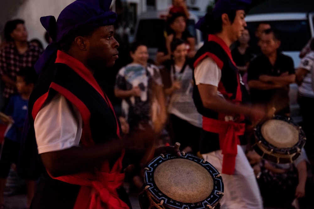 CFAO Sailor Participates in Kadena Eisa Festival