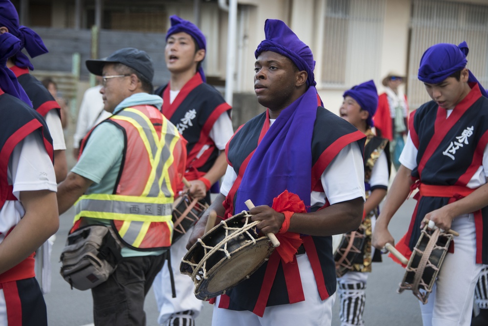 CFAO Sailor Participates in Kadena Eisa Festival