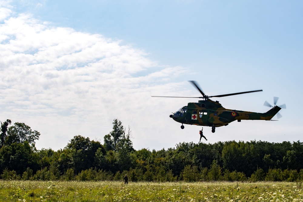 Ramstein Airmen conduct SERE training in Romania