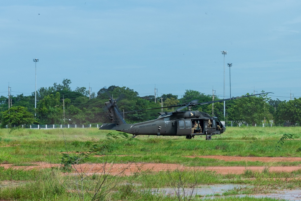 116th Cavalry Brigade Combat Team, Royal Thai Army conduct live-fire