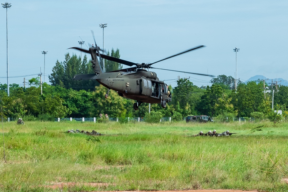 116th Cavalry Brigade Combat Team, Royal Thai Army conduct live-fire