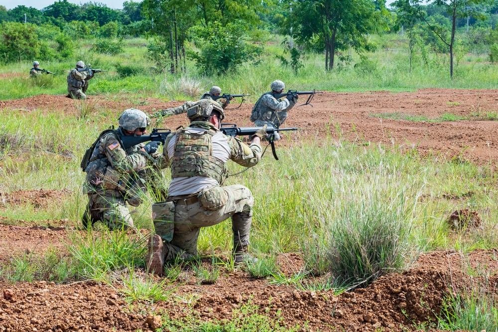 116th Cavalry Brigade Combat Team, Royal Thai Army conduct live-fire