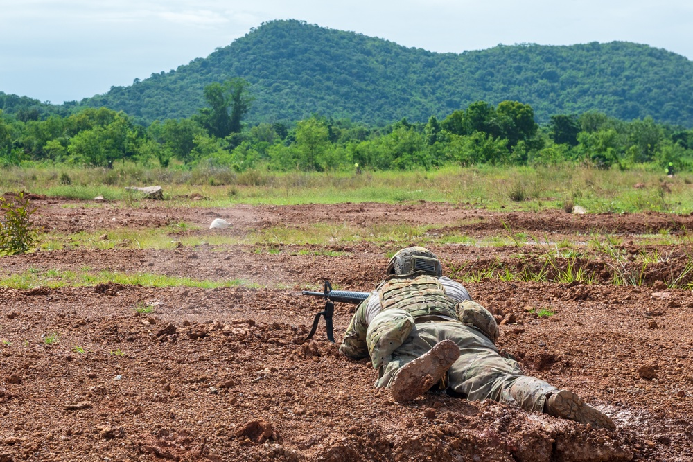 116th Cavalry Brigade Combat Team, Royal Thai Army conduct live-fire