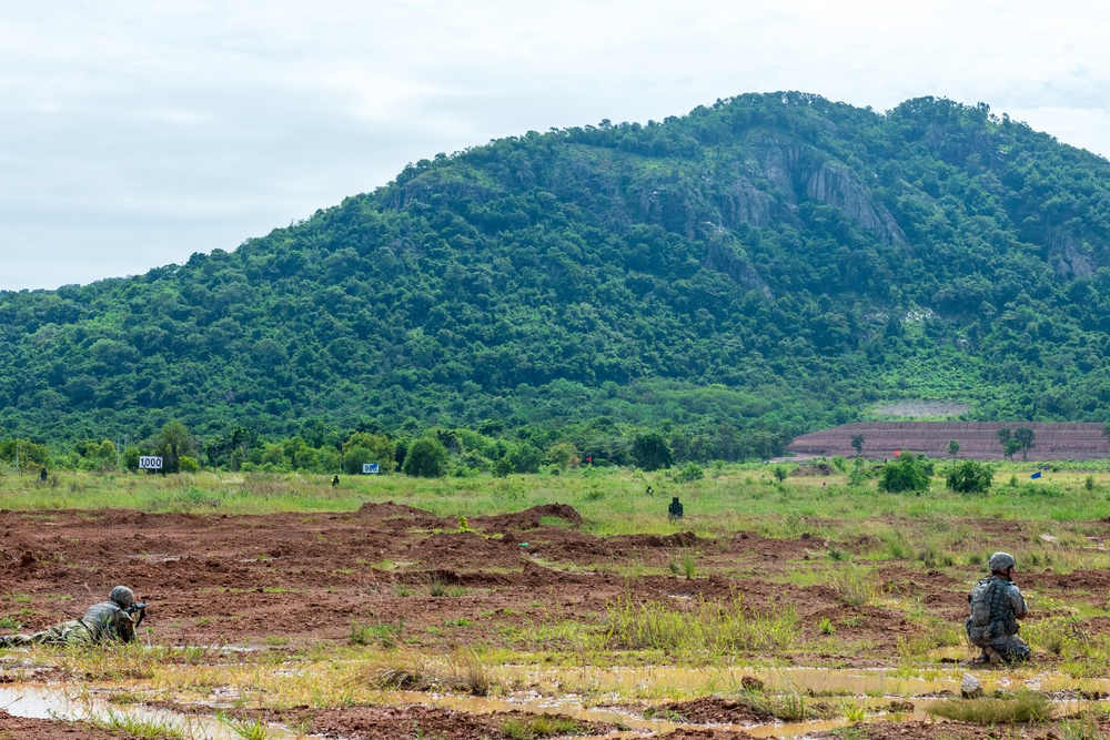 116th Cavalry Brigade Combat Team, Royal Thai Army conduct live-fire