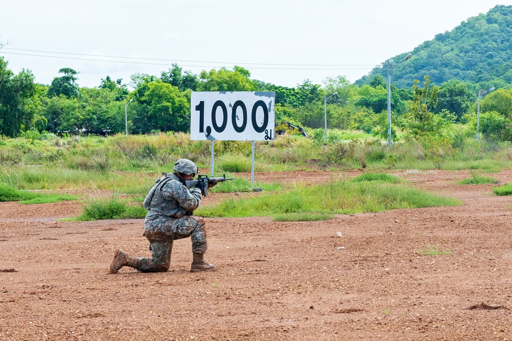 116th Cavalry Brigade Combat Team, Royal Thai Army conduct live-fire