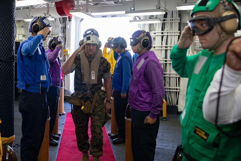 II Marine Expeditionary Force arrives aboard Kearsarge