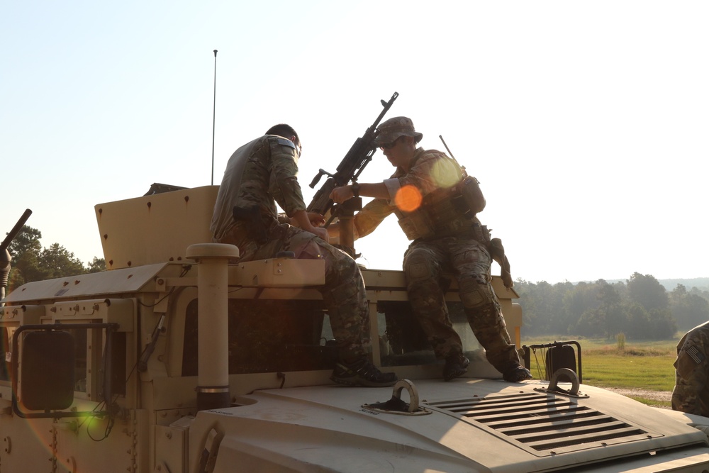Convoy Live Fire Training Exercise