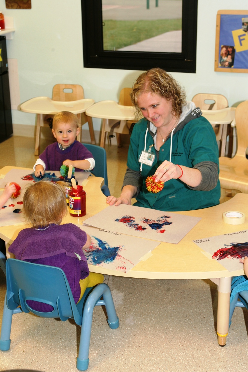 2015 Patriotic Art at Fort McCoy Child Development Center