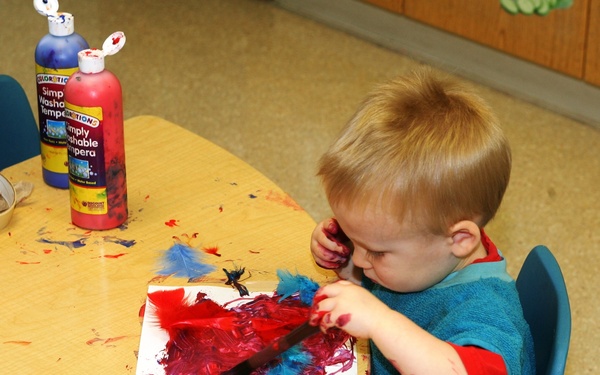 2015 Patriotic Art at Fort McCoy Child Development Center