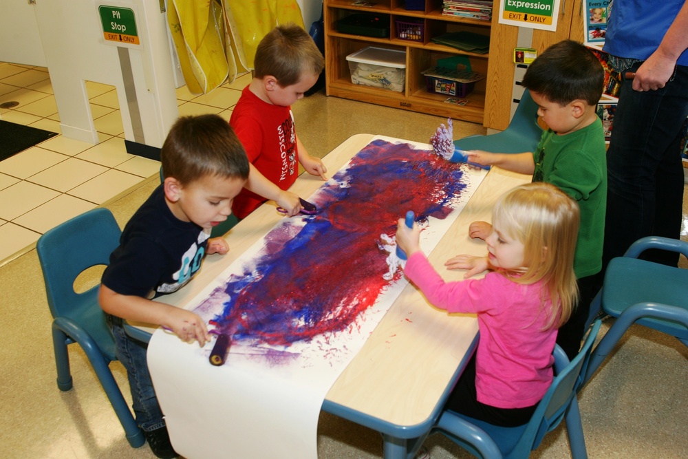 2015 Patriotic Art at Fort McCoy Child Development Center