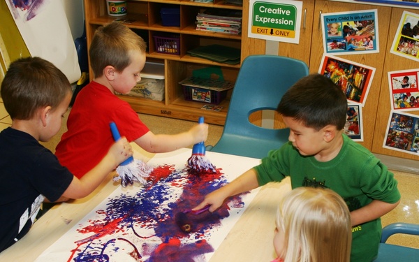 2015 Patriotic Art at Fort McCoy Child Development Center