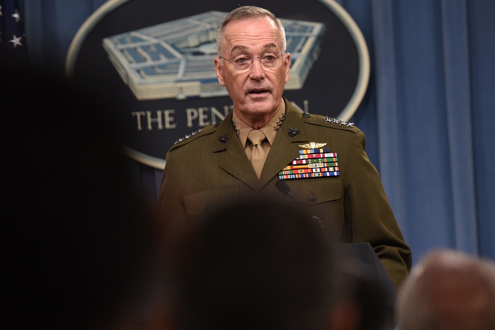 Defense Secretary, Chairman Brief Pentagon Reporters