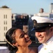 Navy Recruiting Chiefs from the Bronx Marry in front of Manhattan Skyline