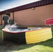 Solo pilot receives dunk tank tradition