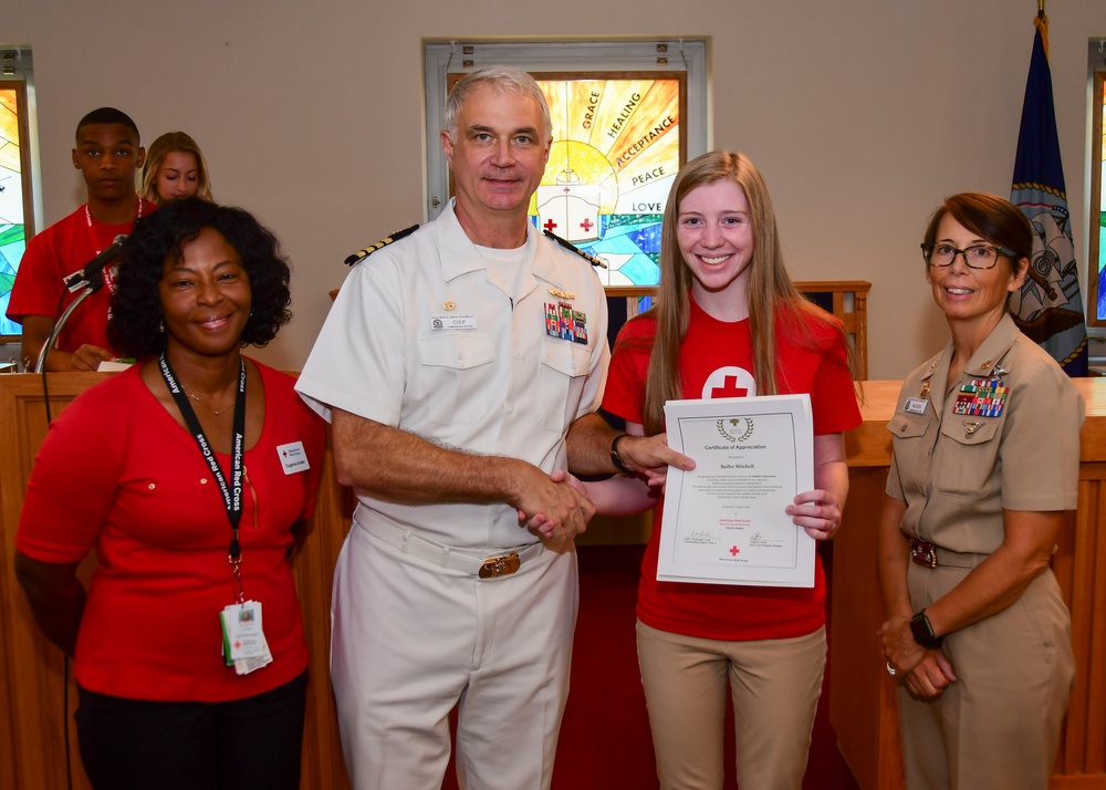 American Red Cross Youth Volunteer Ceremony