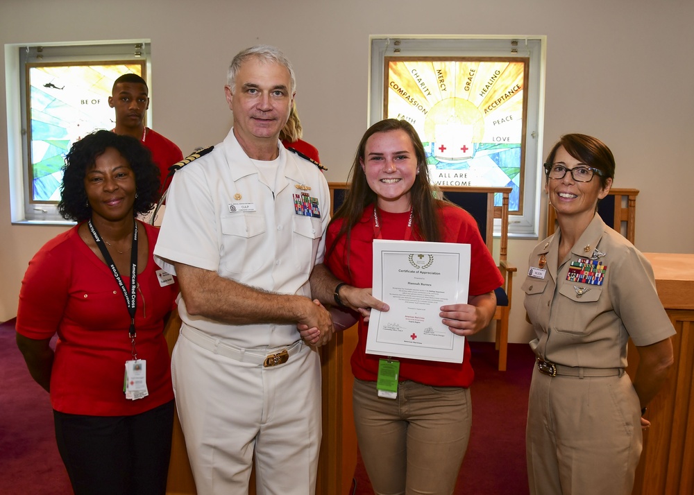 American Red Cross Youth Volunteer Ceremony