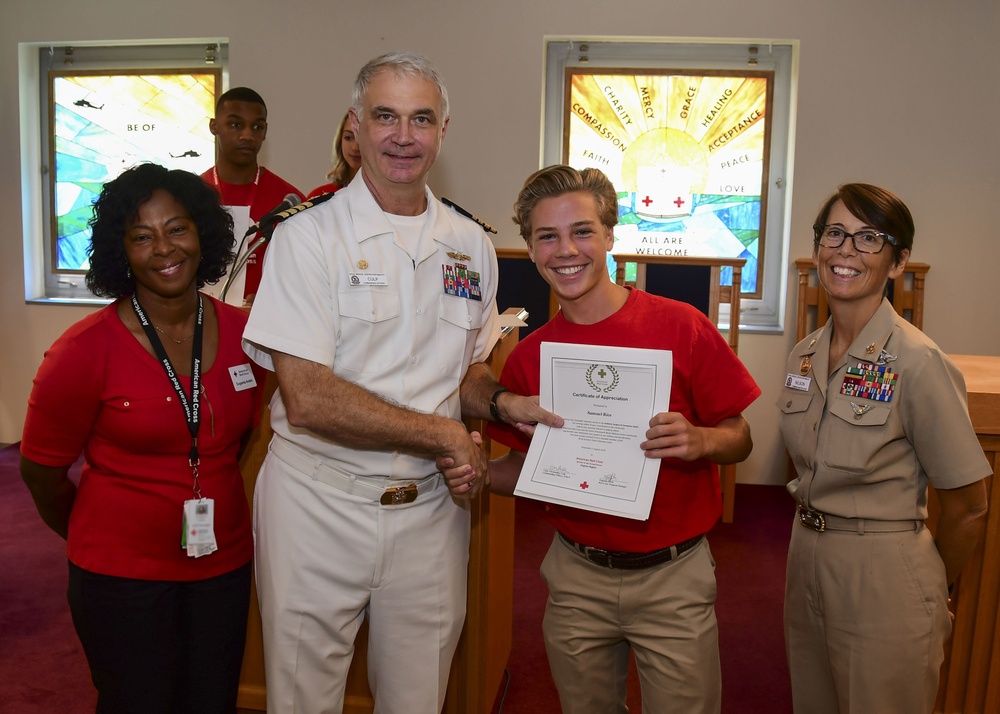 American Red Cross Youth Volunteer Ceremony