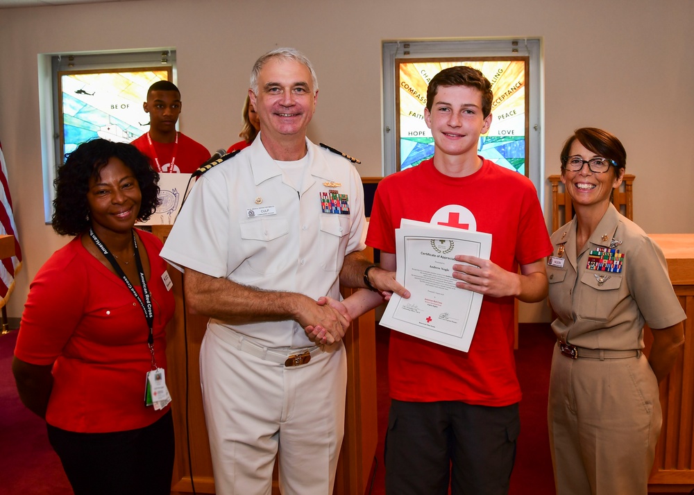 American Red Cross Youth Volunteer Ceremony