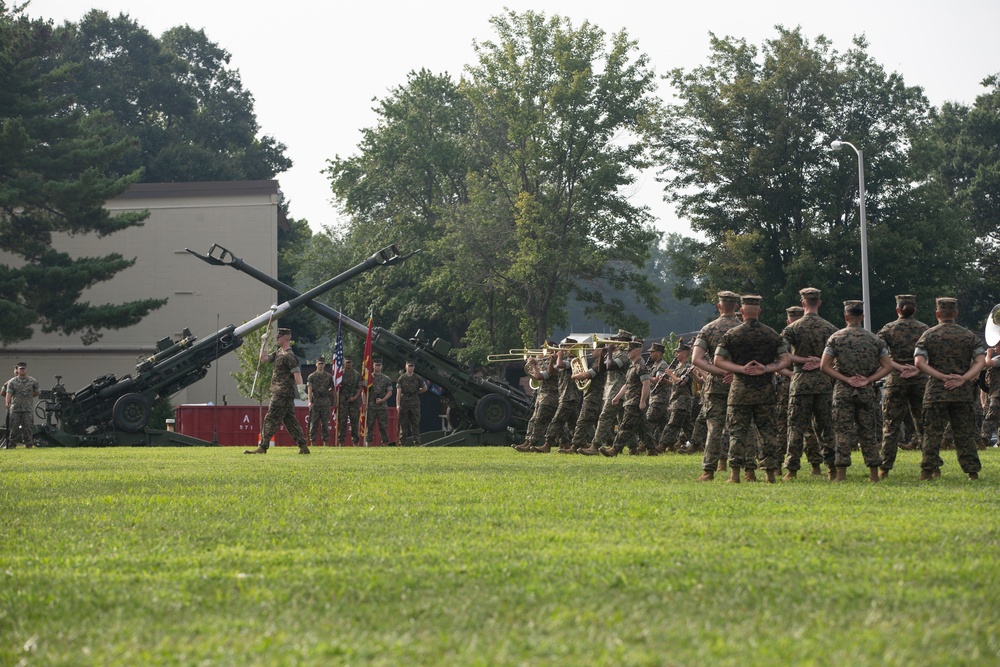 Combat Instructor Battalion change of Command ceremony