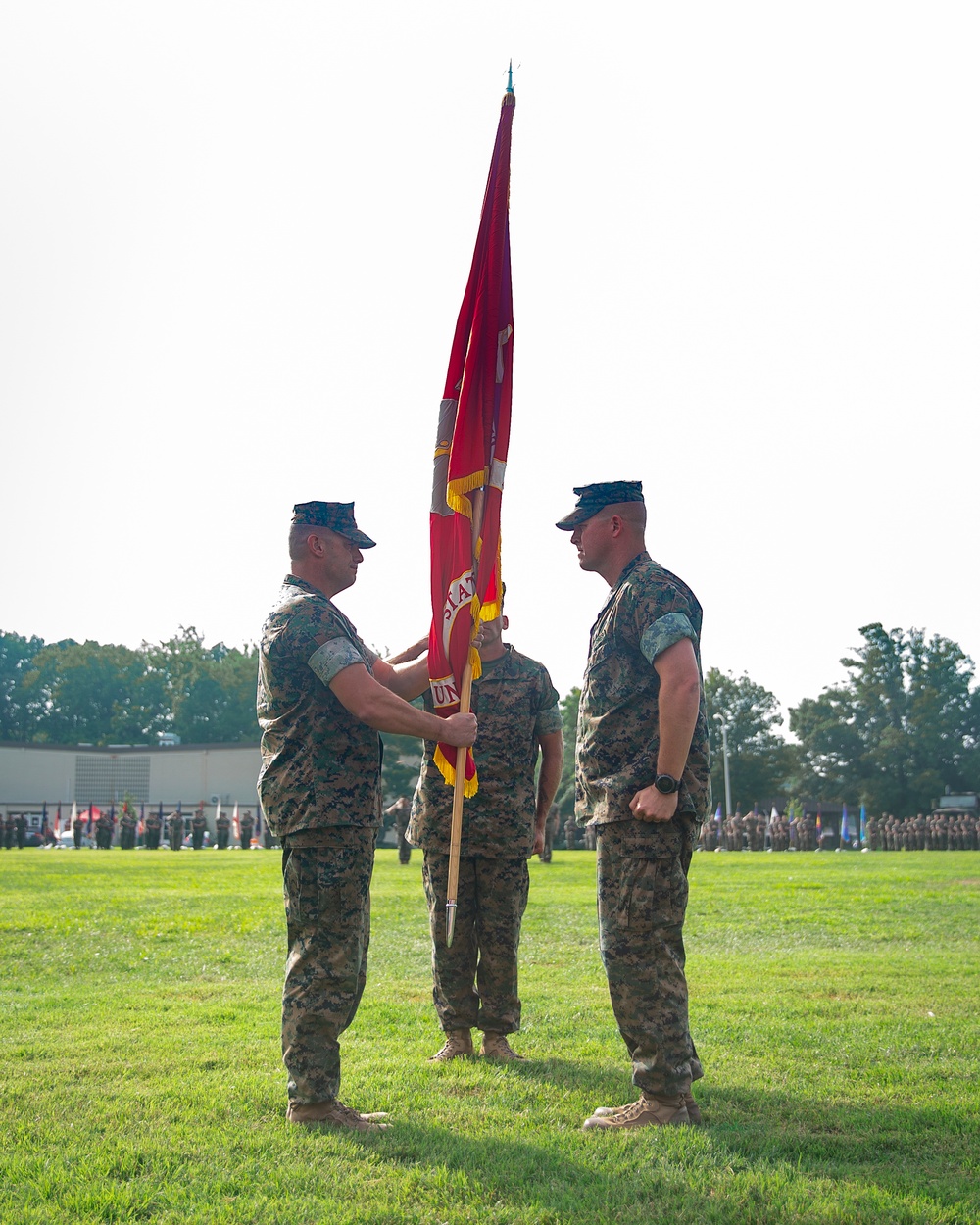 Combat Instructor Battalion change of Command ceremony