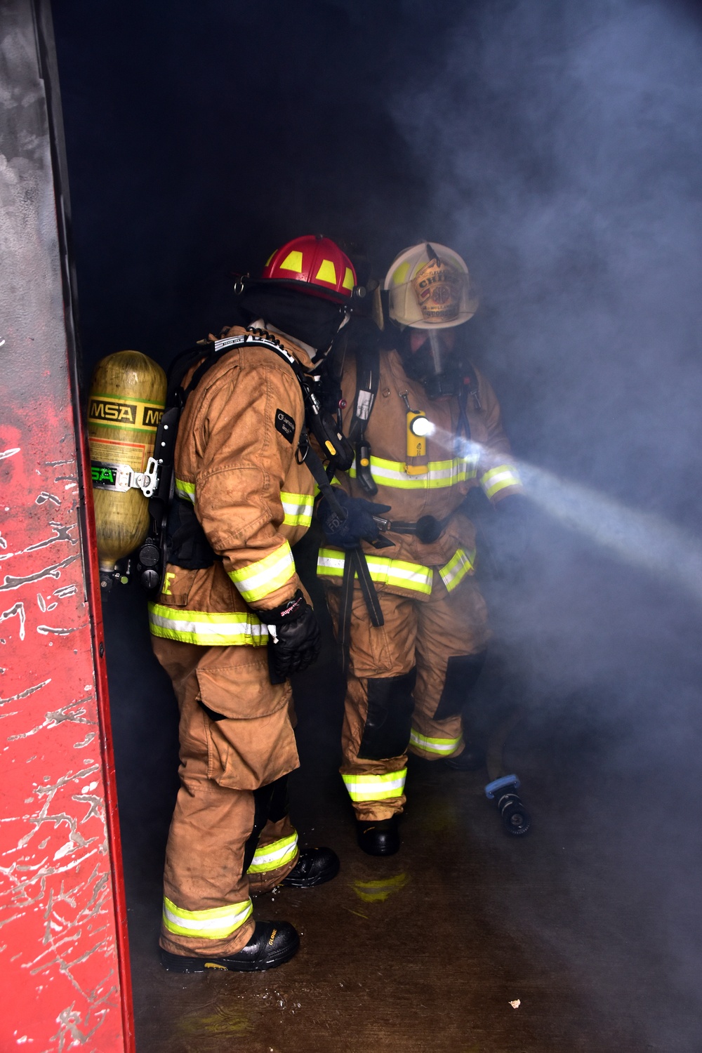143 CES Fire Department Turns Up the Heat on RI National Guard Adjutant General