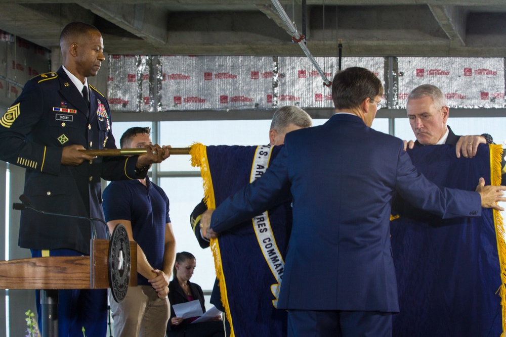 The US Army Futures Command activation ceremony took place on August 24, 2018 in Austin, TX.